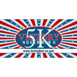  3x6 Vinyl Banner   Victory 5K Run/Walk 