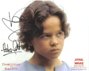 Daniel Logan as Star Wars Young Boba Fett Autograph #1  