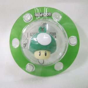  Mario Bros. SMALL GREEN Mushroom Capsule Phone Charm 
