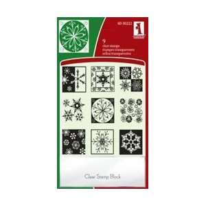  Inkadinkado Inchie Clear Stamps Snowflake Inchie; 2 Items 