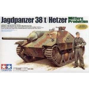   Hetzer Mid Production German Tank Destroyer 1 35 Tamiya: Toys & Games