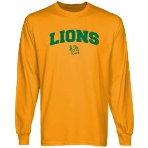  Missouri Southern State Lions Gold Logo Arch Long Sleeve T 