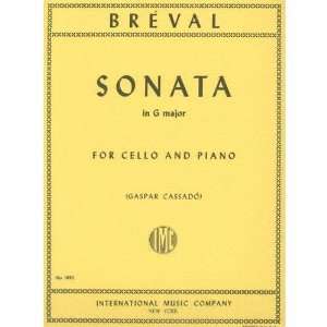  Breval Jean Baptiste Sonata In G Major Op. 12 No. 5 for 
