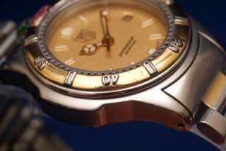 TAG Professional 200m Sapphire Crystal Gold/SS/Ladies Diver Watch 