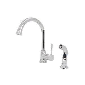  Brienza Hi Arc Kitchen Faucet with Side Spray, Chrome 