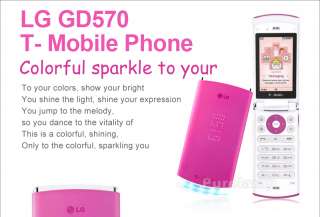   LG GD570 T MOBILE FLIP PHONE GSM 3G 2 MP CAM Phone 2.8 INCH  