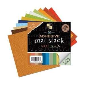    Adhesive Texture Neutrals Mat Stack 6X6: Arts, Crafts & Sewing