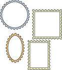 CUTTLEBUG Provo Craft STAMPS   4 Dies Frames Must See!