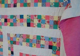 40s Boston Commons Postage Stamp Antique Quilt ~MINT  