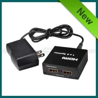   corresponding synchronized outputs the hdmi splitter functions both