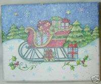 SUSAN WINGET SLEIGH HOLIDAY GREETING CARDS NEW BOXED  