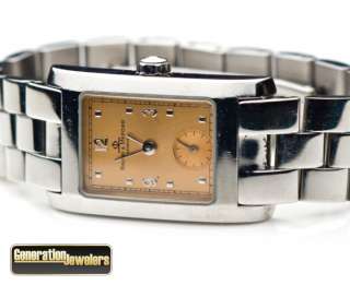 Stunning Ladies Baume & Mercier Hampton MV045139 SS Watch Size 6.75 