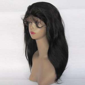 16 Full Lace Wigs Silky Straight 100% Indian Remy Hair #1,#1B,#2,#4 