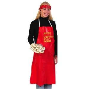  Disposable plastic imprintable apron with no pocket 