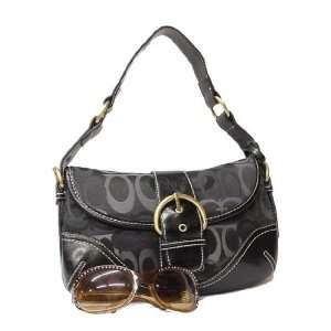   Stylish Signature Jacquard Buckled Handbag (AZ2039)