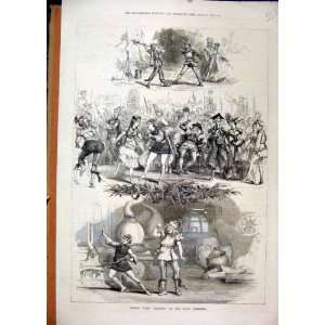   1877 Scene Oxygen Folly Theatre Dancing Sword Fighting