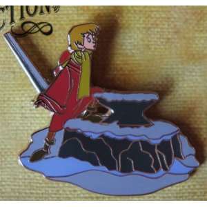  Disney Pin   Sword in the Stone Arthur with Sword Slider 