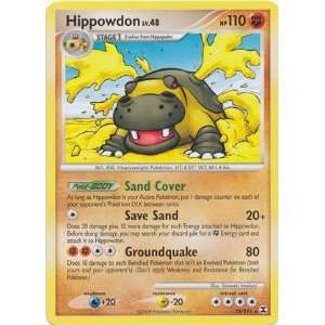   Pokemon Platinum Rising Rivals #25 Hippowdon Rare Card: Toys & Games