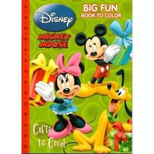  Mickey Mouse Christmas Big Fun Book To Color: Toys & Games