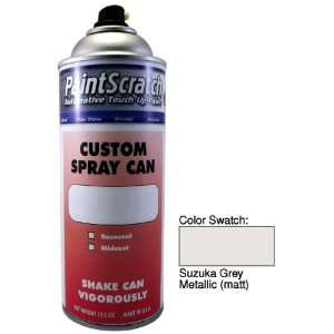  12.5 Oz. Spray Can of Suzuka Grey Metallic (matt) Touch Up 