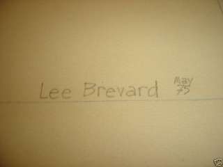 LEE BREVARD DRAWING SEN EDWARD BROOKS IN PARIS MAY 1975  
