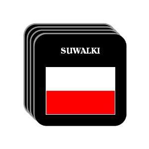  Poland   SUWALKI Set of 4 Mini Mousepad Coasters 