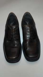 Bass Mens Genuine Leather Brown Dress Shoes 10.5  