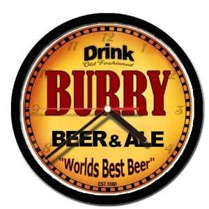  BURRY beer and ale cerveza wall clock: Everything Else