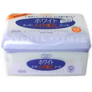  Kose White Super Make up Removal Sheet   52 Piece: Beauty