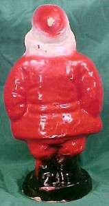 Vintage SANTA CLAUS PRESSED CARDBOARD CANDY CONTAINER 1  