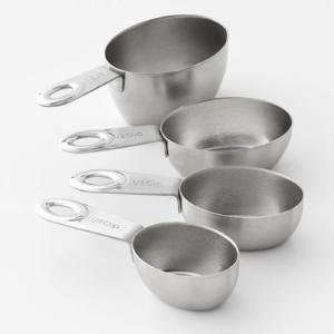 Oneida Stainless Steel Portman Measuring Cup Set:  Kitchen 