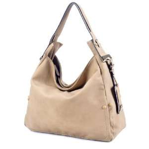 MDQ00219BG Beige Deyce Lisana Quality PU Women Shoulder Bag Handbag 