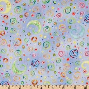  45 Wide Moondance Periwinkle Fabric By The Yard Arts 