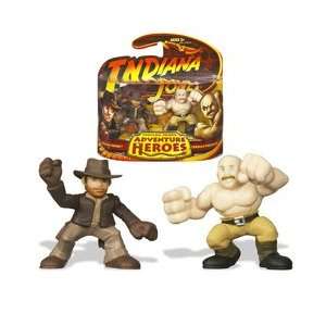   Indiana Jones Adventure Heroes: Indy vs German Mechanic: Toys & Games