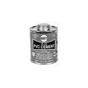    12 16 Ounce P 12 Heavy Bodied PVC Cement, Clear