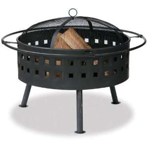  Outdoor Fire Pit with Square Design: Patio, Lawn & Garden