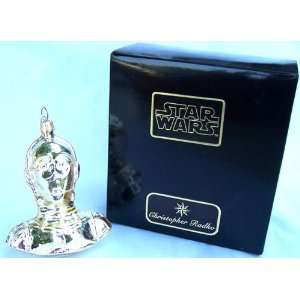  C3PO Hand Blown Ornament Limited Edition Star Wars #4528 