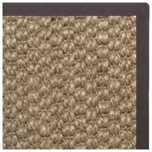  Sunshade Sisal Rug with Black Wide Canvas Binding   9x12 