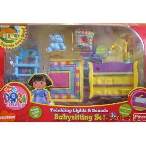   Babysitting Set w Lights & Sounds! (2007 Mattel Canada): Toys & Games