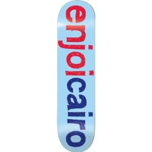 Enjoi Cairo Foster Helvetica Deck, 8.25 Inch  Sports 