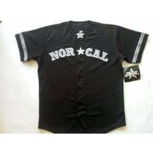 Nor Cal Baseball Jersey WILD PITCH   BLACK:  Sports 