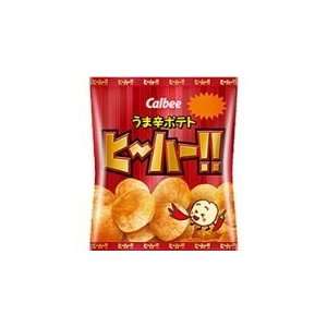 Calbee Hot & Spicy Potato Chips Umakara Grocery & Gourmet Food