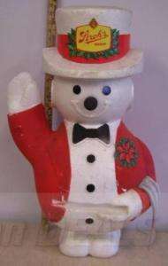 Vintage Strohs Beer Advertising Snowman Strohman Stroh  