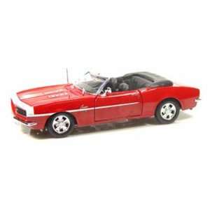  1968 Chevrolet Camaro SS 396 Convertible 1/24 Red: Toys 