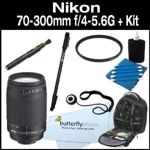   Nikkor SLR Camera Lens + UV Filter + Monopod Package: Camera & Photo