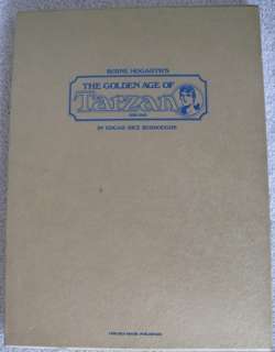 BURNE HOGARTH EXTRA LARGE HB BOOK THE GOLDEN AGE OF TARZAN BY E.R 