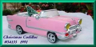 Christmas Cadillac Dept. 56 Snow Village Item #54135. Introduced 