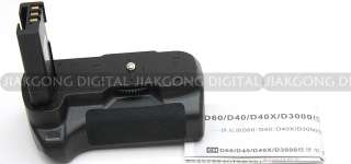 Battery Grip for Nikon D60 D40 D40x D3000 EN EL9A  