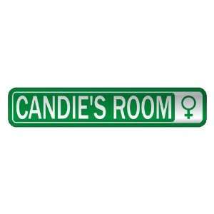   CANDIE S ROOM  STREET SIGN NAME