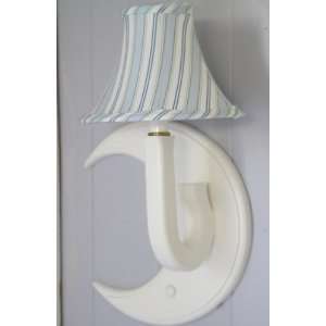  Little House Candystripe Blue Moon Wall Sconce: Home 
